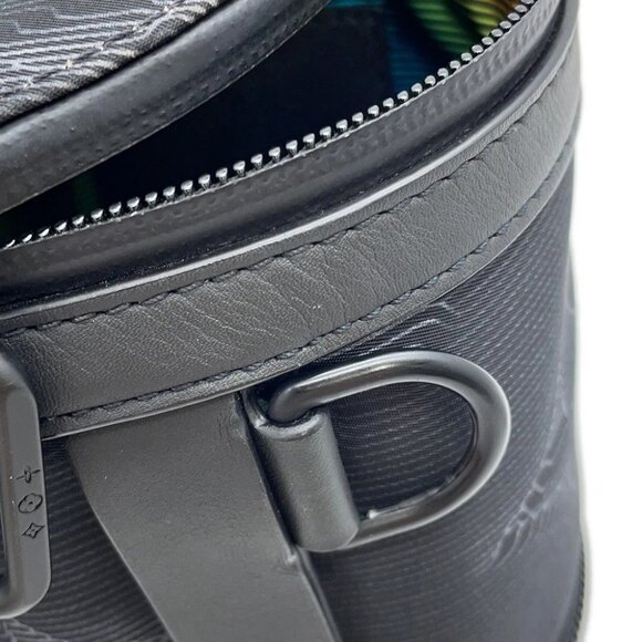 LOUIS VUITTON Louis Vuitton 2054 II Expandable Polochon Nylon/Leather Noir - Picture 11 of 15